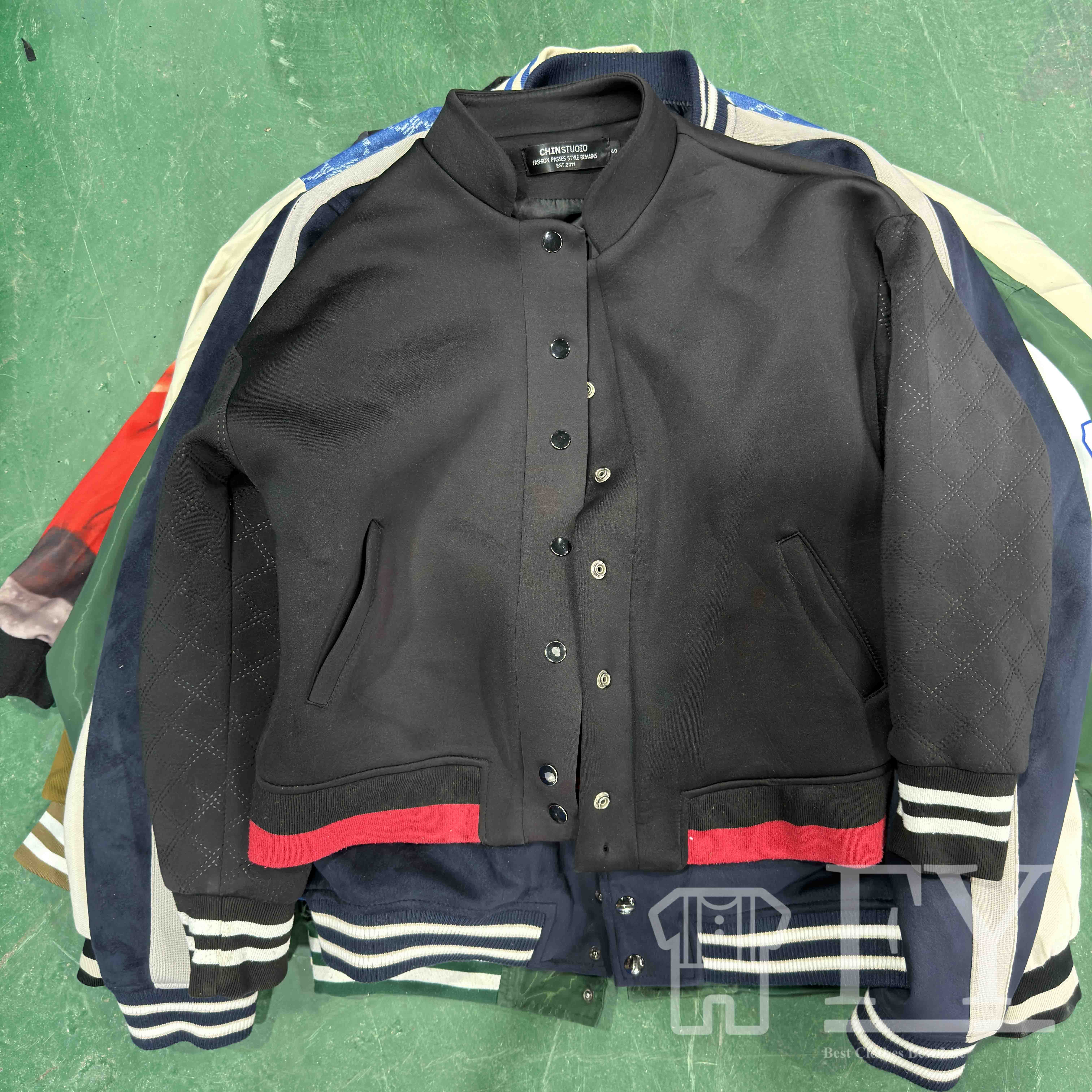 Fengyang Used Clothes Winter Baseball Uniform Autumn Jacket Clothes Bales for Women Children Adult Men Winter Clothing Grade A/B