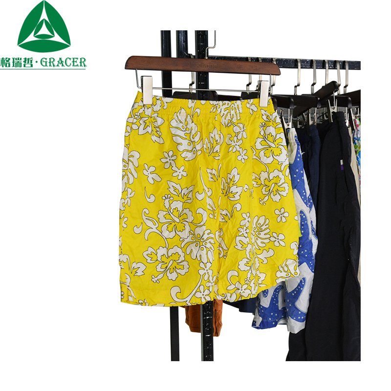 Korean Import Used Apparel Bales Second Hand Sports Short Pants Cotton Used Men Clothes Bales