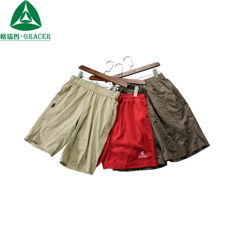 Korean Import Used Apparel Bales Second Hand Sports Short Pants Cotton Used Men Clothes Bales