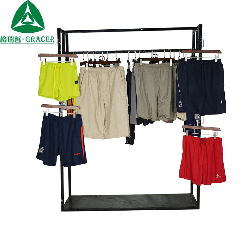 Korean Import Used Apparel Bales Second Hand Sports Short Pants Cotton Used Men Clothes Bales