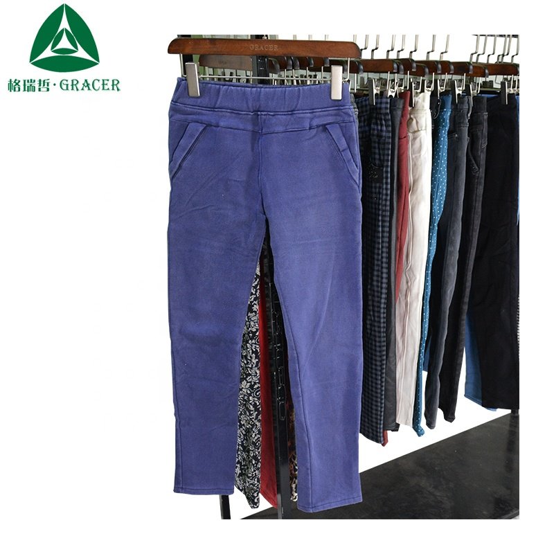 used clothing original door to door bulk winter legging used clothes from spain