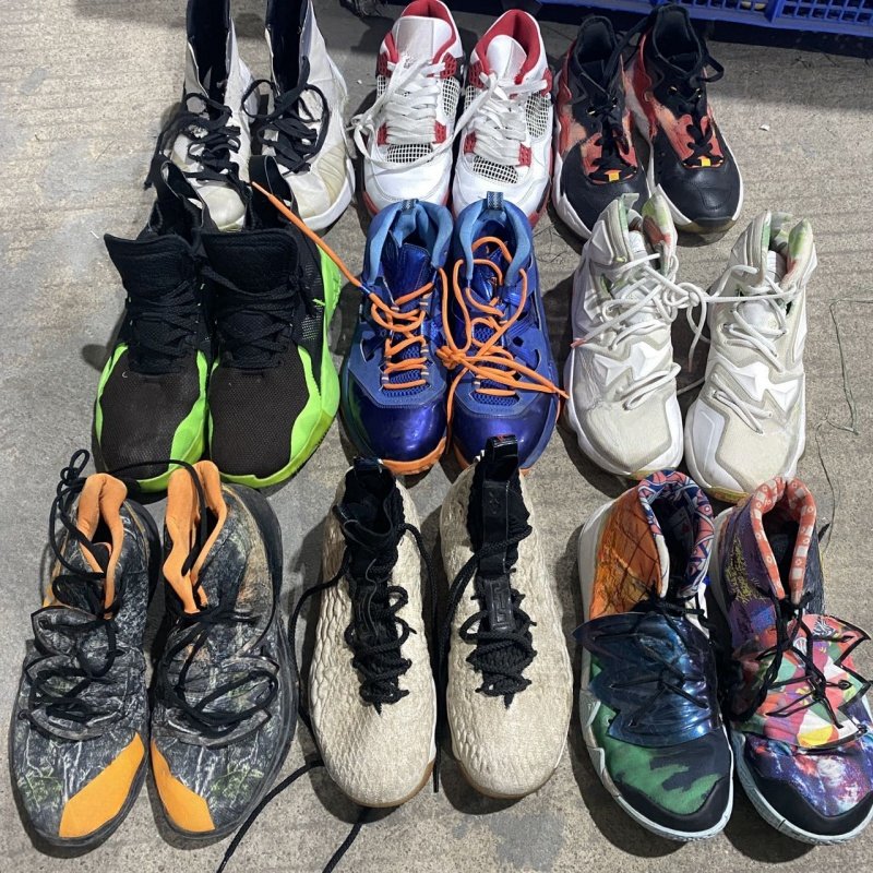 Southeast Asia Suppliers basketball shoes international brand sneakers high top wholesale Chinese brand second hand bundle bales
