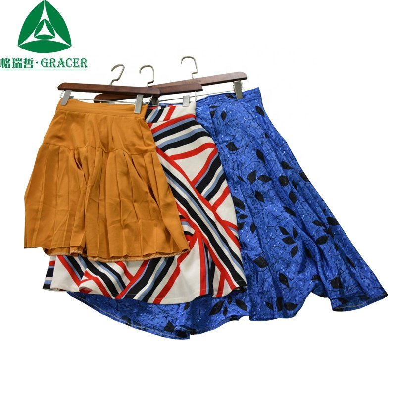 Gracer brand Thrift Clothes Branded Women Tulle Skirt suppliers for second hand clothing used clothes