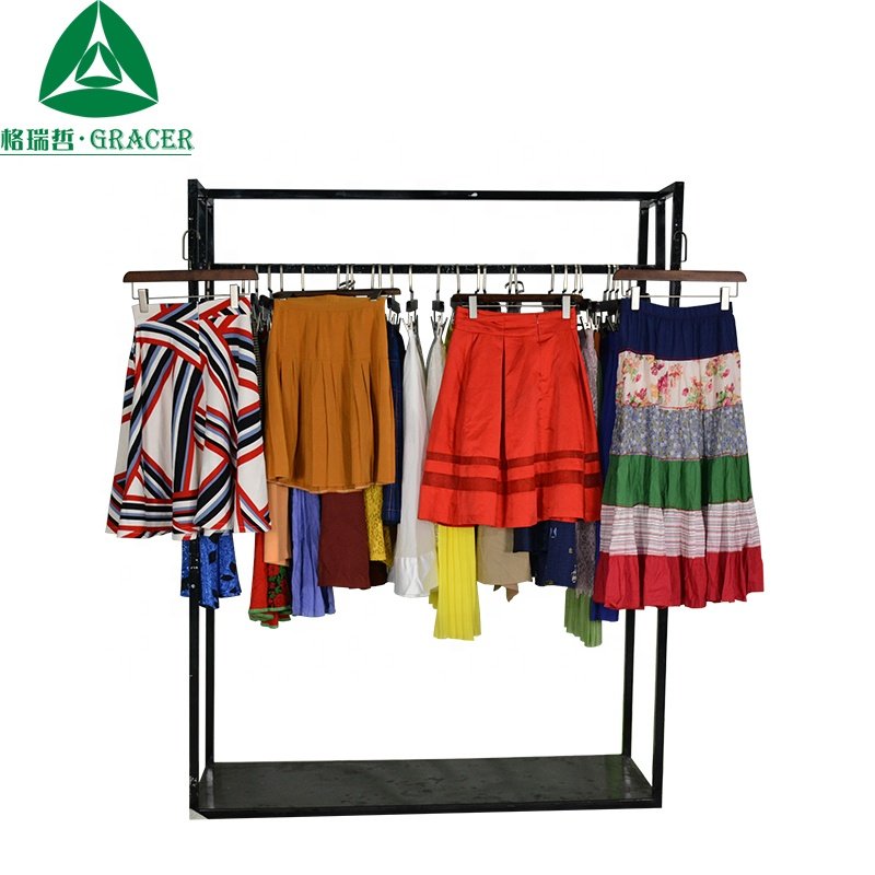 Gracer brand Thrift Clothes Branded Women Tulle Skirt suppliers for second hand clothing used clothes