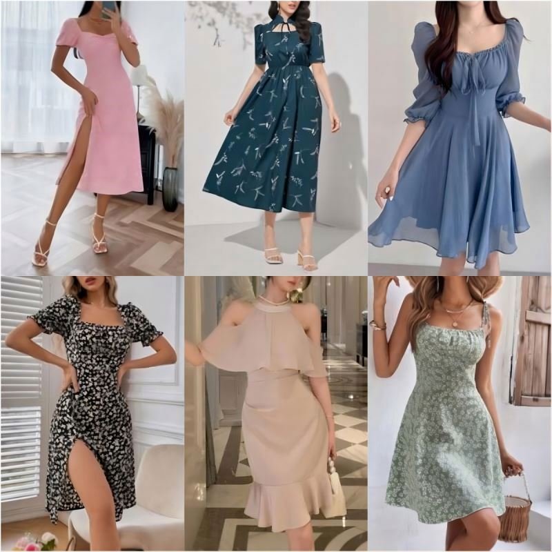 Wholesale New Women's clothes mixed packaging mixed casual dresses pants T-shirt Used Clothes