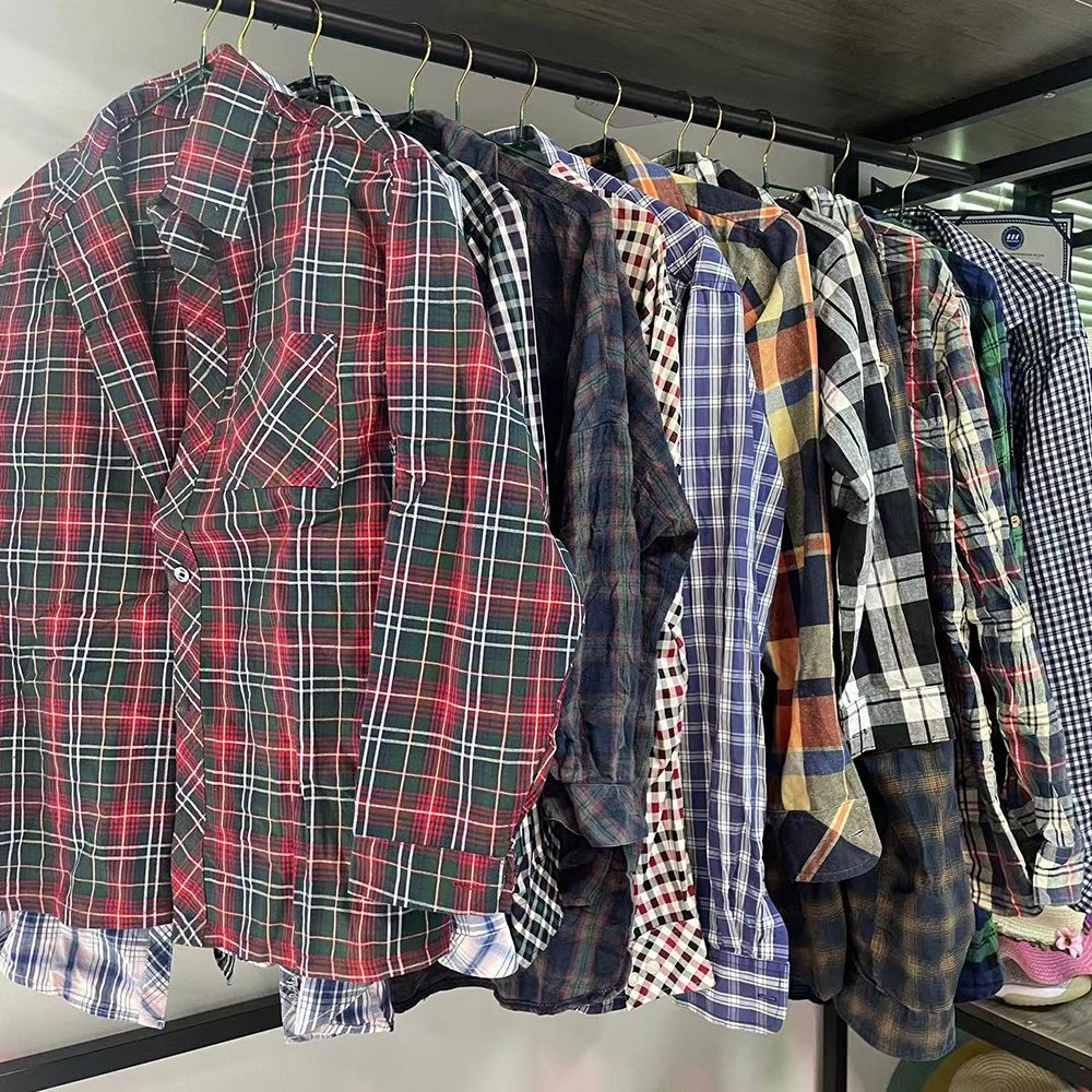 Ukay Ukay Bale Thrift Store Used Clothes Bale Men's Shirt Bulk Second Hand Clothes Supplier