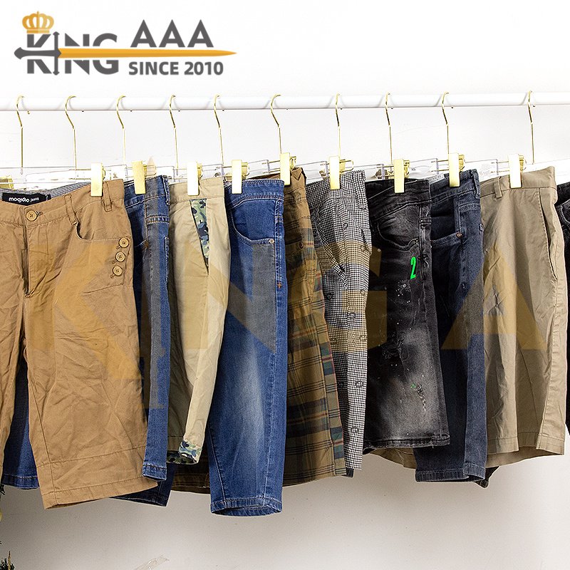 Fashion Summer Stretch Causal Short Jeans Denim Denim Swear Second Hand Pants Sports Used Clothes Ukay Ukay Supplier