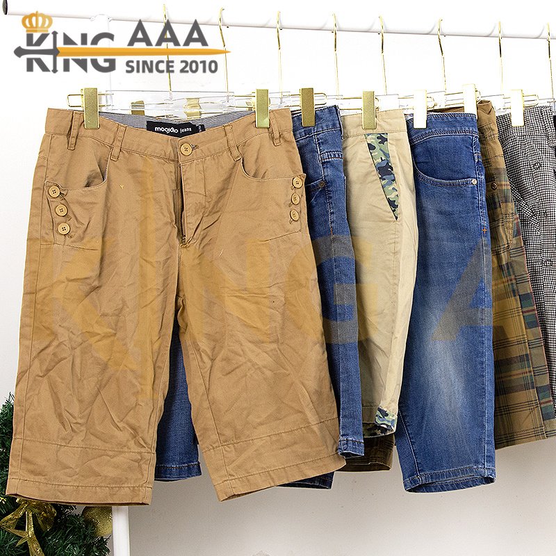 Fashion Summer Stretch Causal Short Jeans Denim Denim Swear Second Hand Pants Sports Used Clothes Ukay Ukay Supplier