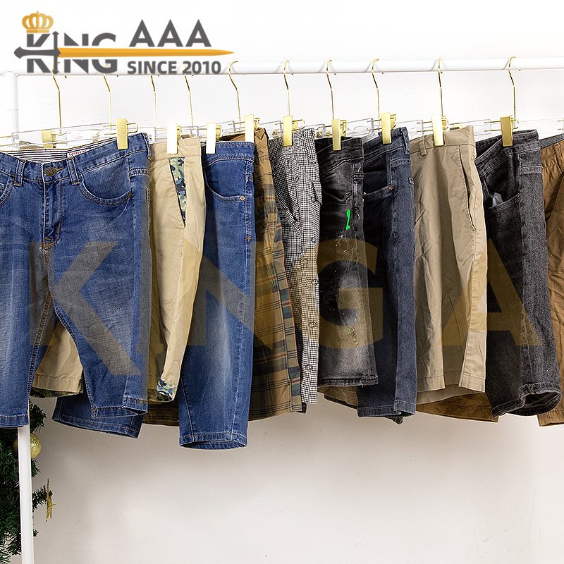 Fashion Summer Stretch Causal Short Jeans Denim Denim Swear Second Hand Pants Sports Used Clothes Ukay Ukay Supplier