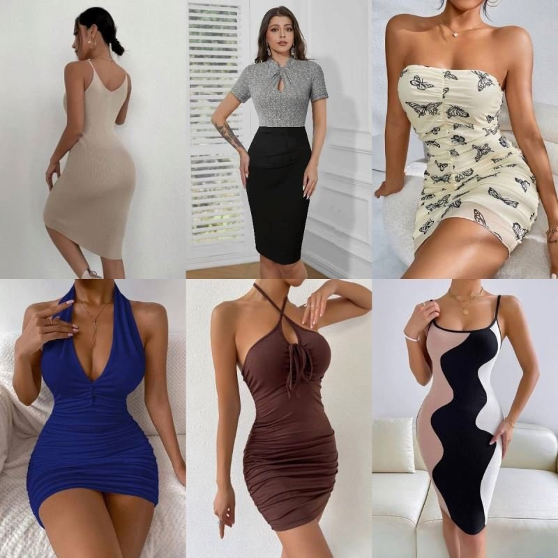 apparel stock bales used clothing women casual dress sexy women apparel clothing ladies dresses 2024 bales bulk