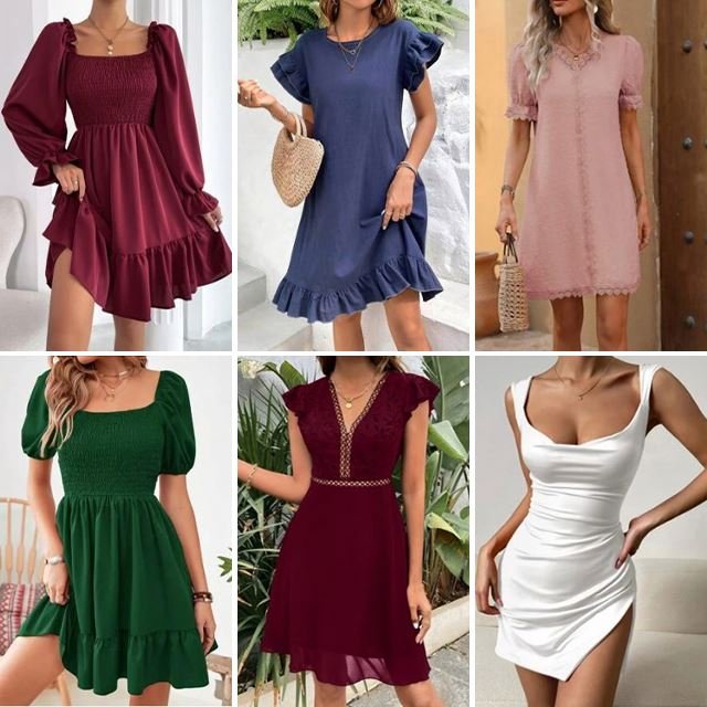 2024 Old clothes, sexy summer clothing, women's casual dresses, inventory clothing mix Used