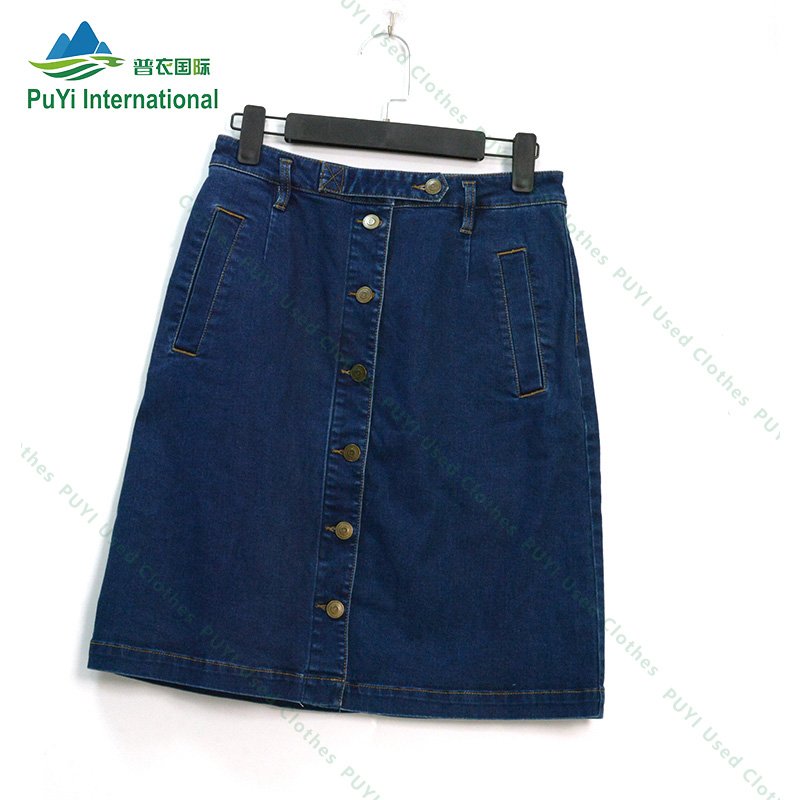 branded women denim jeans skirt bundle second hand clothes usa bales mixed clothing used clothes from uk bales for ladies