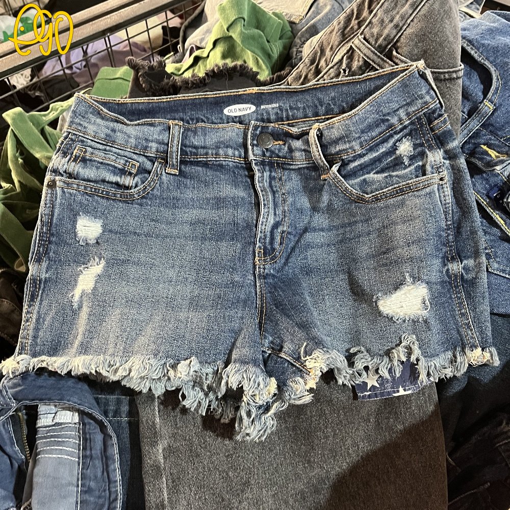Used Ladies Denim Jean Shorts Second Hand Denim Short Bale Used Bulk Clothing Girls Used Summer Clothing Mixed