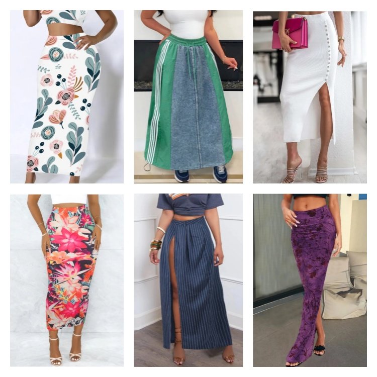 Women Summer Skirts 2022 Vintage Printed Chiffon A-Link Skirt Bow Waist Casual Holiday Beach Midi Skirt Stock