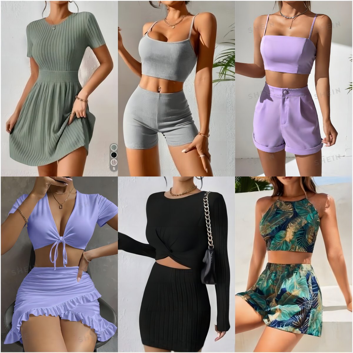 Wholesale of mixed packaging clothing for women's tops swimsuits bikinis mixed dresses and random shipment in bulk