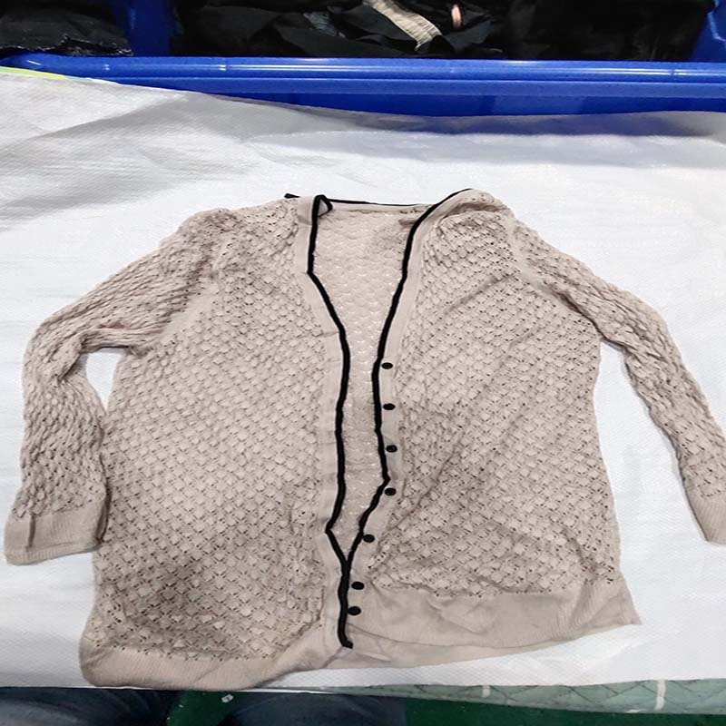 mesh sweater Manufacturer wholesale sweater Long short Sleeve knitwear used clothes
