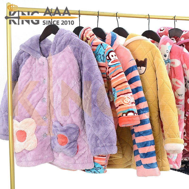 Wholesale Nightgown Pajamas Sleepwear Ladies Warm Sleepwear Second Hand Clothing Used Sleepwear Bedroom Home Clothes