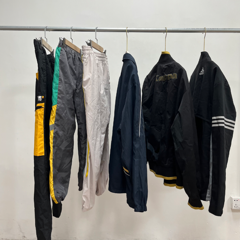 High Quality Casual Long Sleeve Trousers Tracksuits Used Clothes Assorted Good Tracksuit Sets Used Clothes
