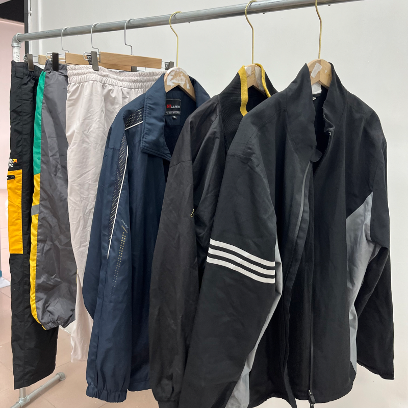 High Quality Casual Long Sleeve Trousers Tracksuits Used Clothes Assorted Good Tracksuit Sets Used Clothes