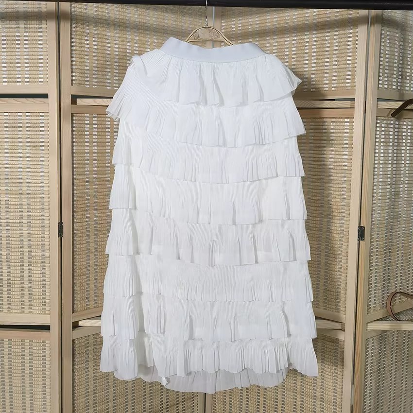 Wholesale High Quality Ladies Elegant High Waist Second Hand Silk Skirt Used Clothes
