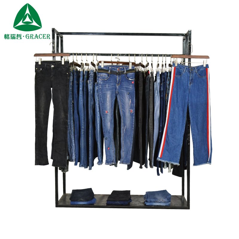 Bulk Second Hand Clothes Ghana Jeans Pants Used Clothes in KG