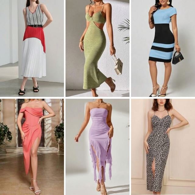 2024 wholesale fashion stock design summer women's casual V-neck printed short sleeved dresses randomly shipped