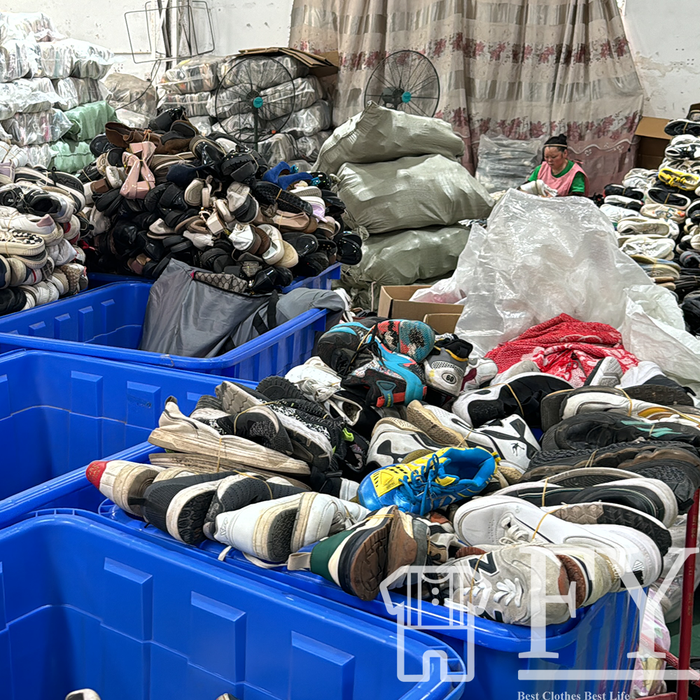 FengYang Used Shoes Slippers for Bales Ukay Original Second Hand Summer Shoes for Adult Child