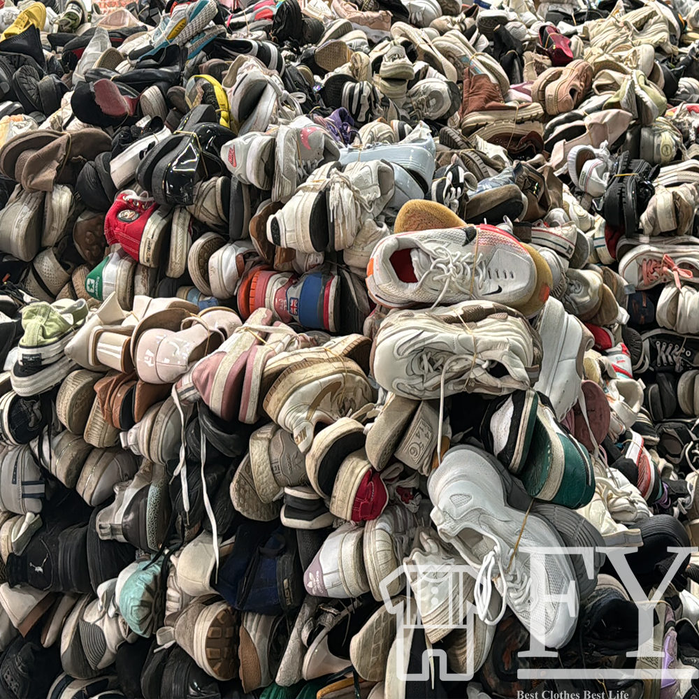 FengYang Used Shoes Slippers for Bales Ukay Original Second Hand Summer Shoes for Adult Child