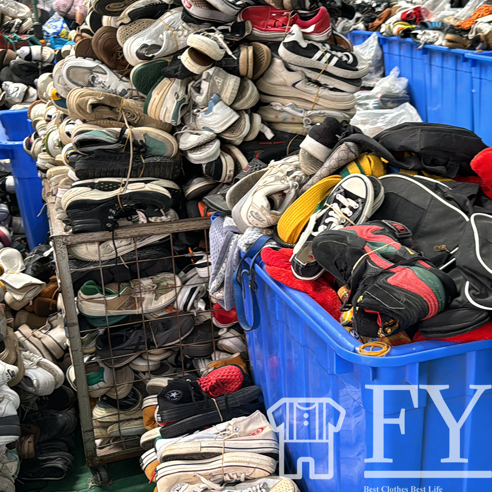 FengYang Used Shoes Slippers for Bales Ukay Original Second Hand Summer Shoes for Adult Child