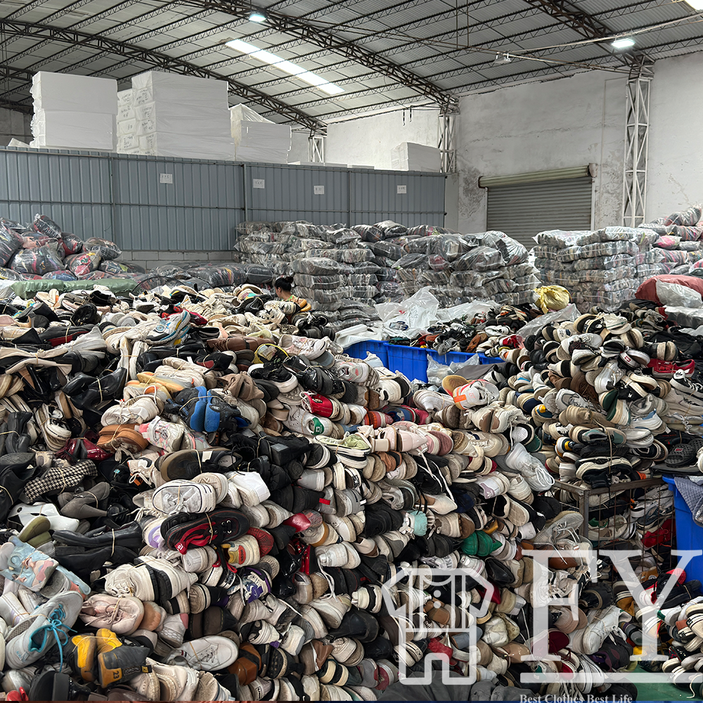FengYang Used Shoes Slippers for Bales Ukay Original Second Hand Summer Shoes for Adult Child