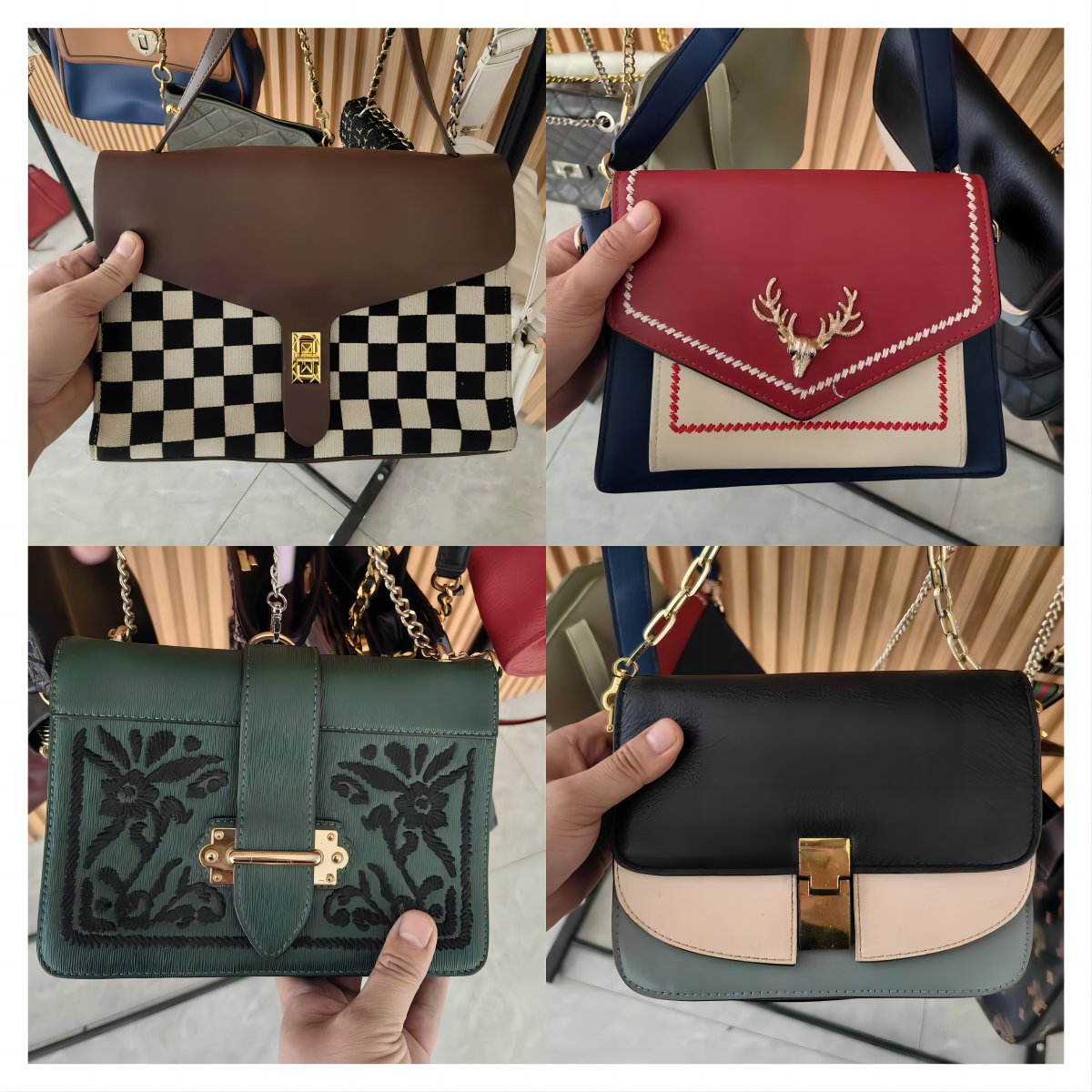 Wholesale Epitome Of All Styles Used Ladies Handbag Women's Used Bags Bales Second Hand Leather Bags