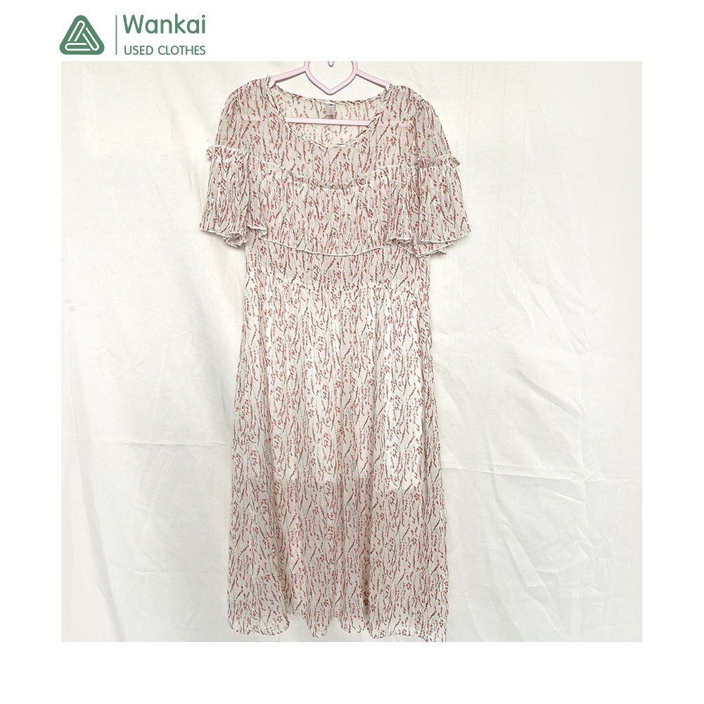 CwanCkai Factory Overrun Colourful Women's Clothing Used, High Quality Mixed Sizes Used Plus Size Women's Dresses