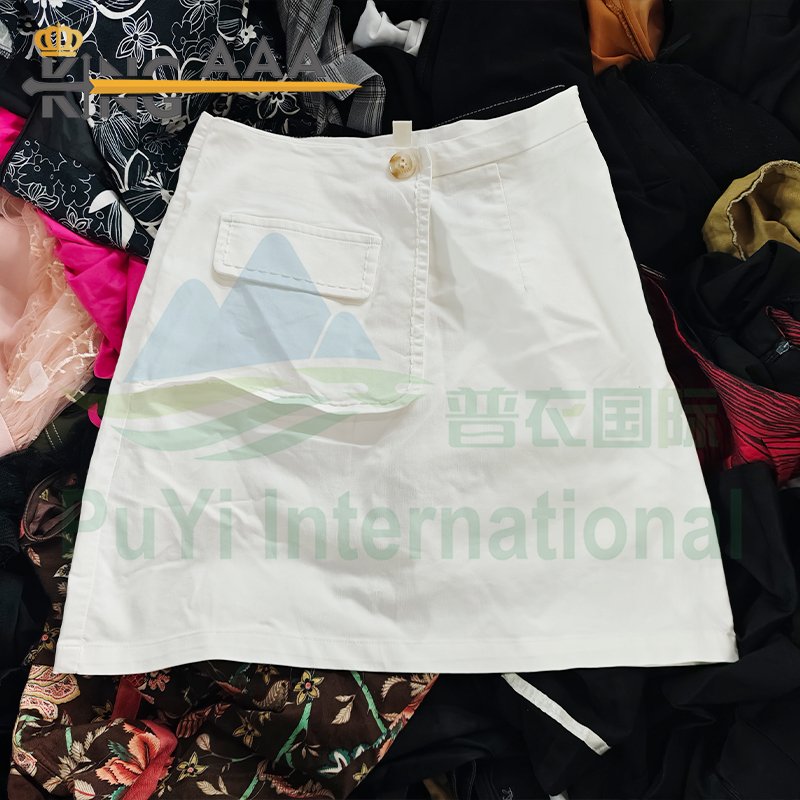Wholesale High Waisted Short Skirt Mini Pleated Skirt Girl Used Clothes Clothing Women Sexy Mixed Clothes Stock Apparel