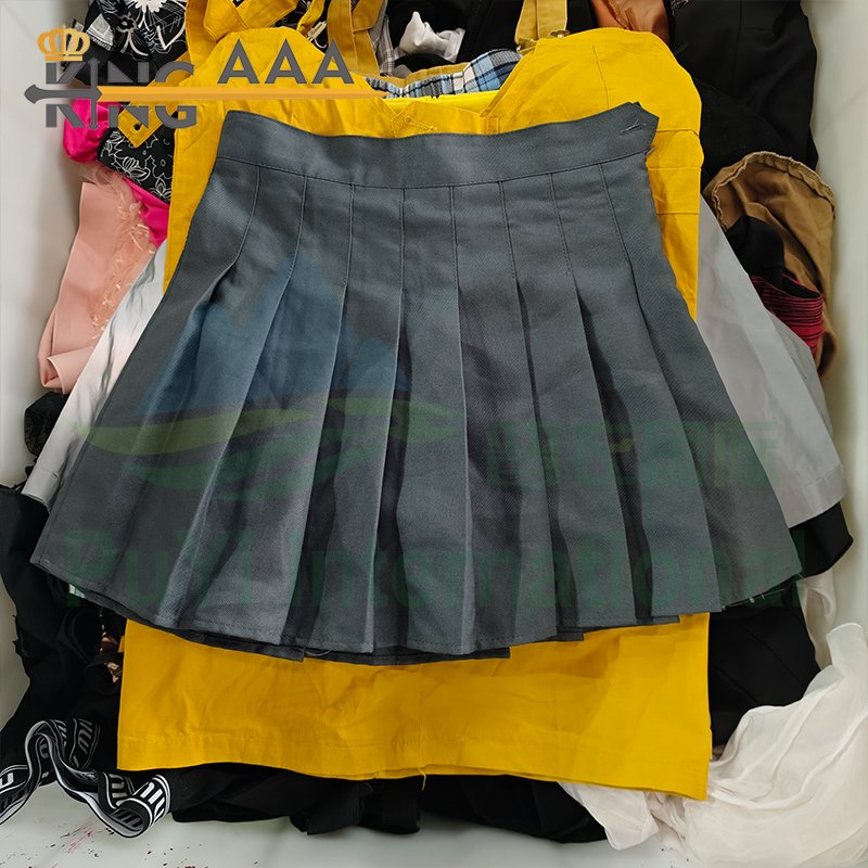 Wholesale High Waisted Short Skirt Mini Pleated Skirt Girl Used Clothes Clothing Women Sexy Mixed Clothes Stock Apparel