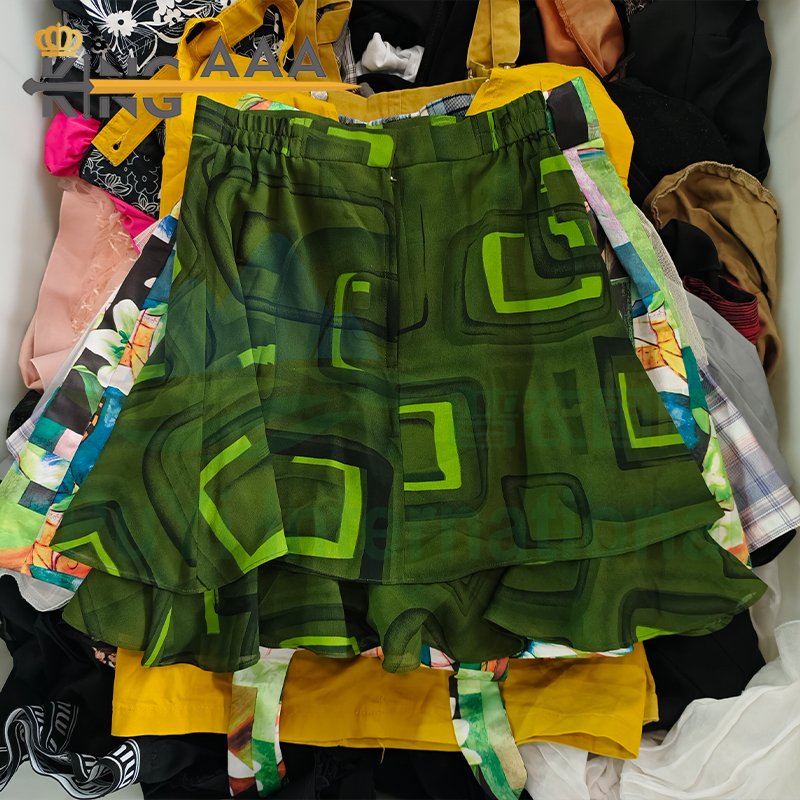 Wholesale High Waisted Short Skirt Mini Pleated Skirt Girl Used Clothes Clothing Women Sexy Mixed Clothes Stock Apparel
