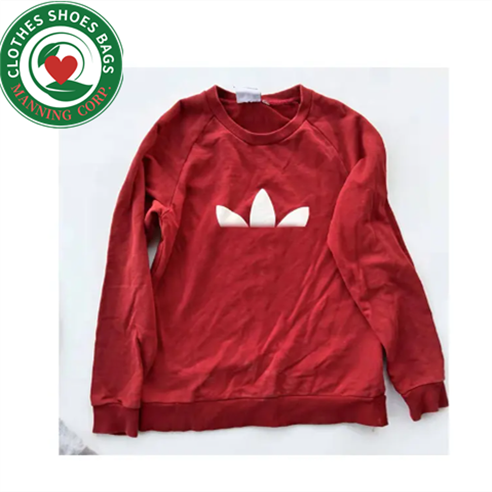 Manning used brand clothes bales crewneck second-hand international branded hoodies top quality thrift original hoody in bundle