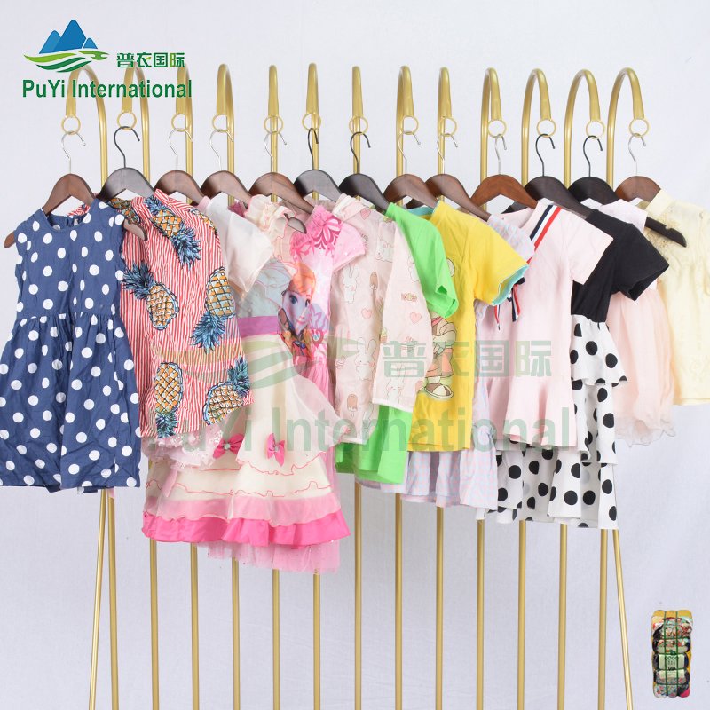 Wholesale Children Wear Kids Used Clothes Ukay Ukay Bales Children Summer Old Clothing Clothing Bale Mixed Korea for kids