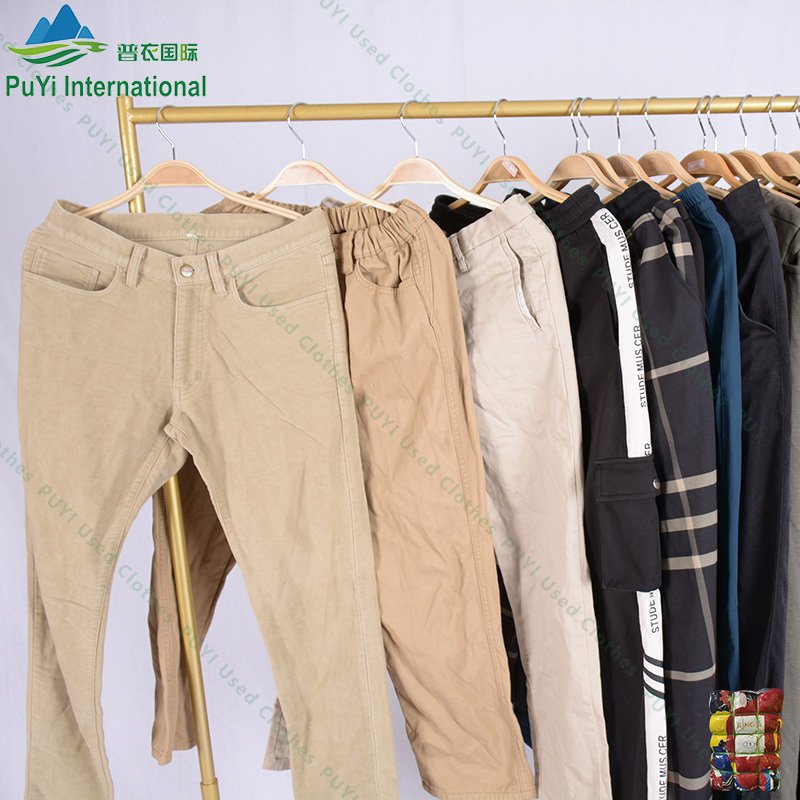 korean second hand clothes heavy cotton trousers pants unisex used designer clothes men used clothes bales