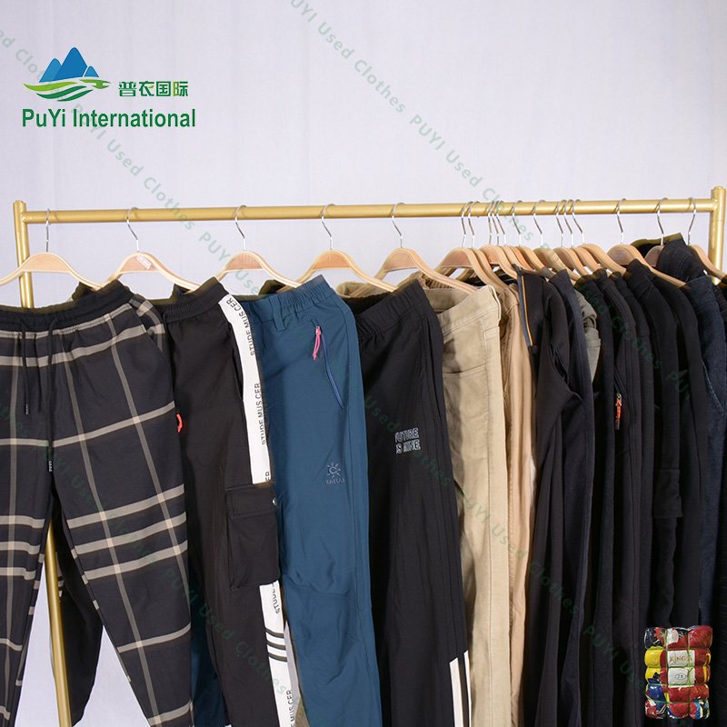 korean second hand clothes heavy cotton trousers pants unisex used designer clothes men used clothes bales