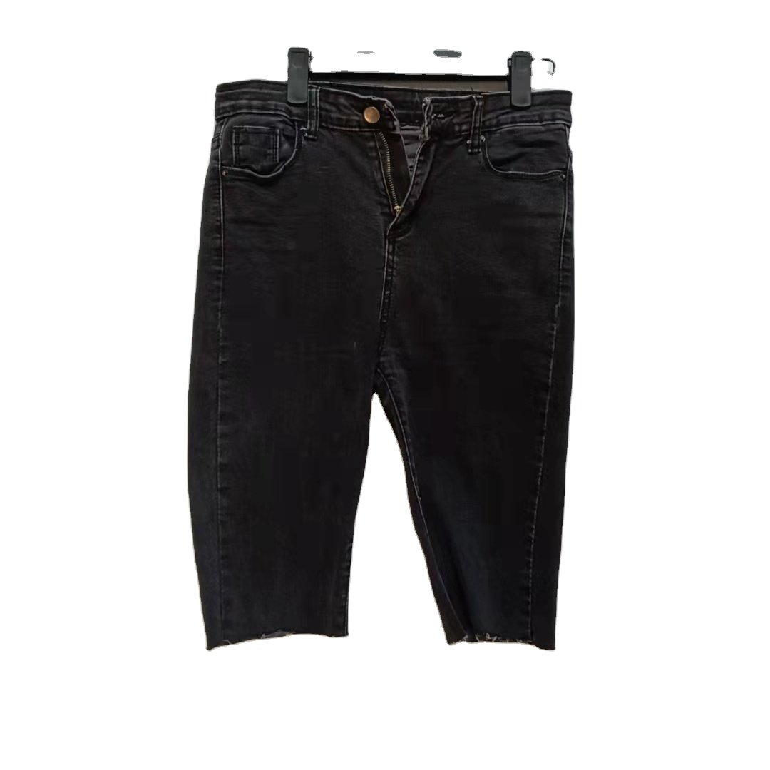 Hot Sale High Quality Second Hand jeans with various style for women used clothes