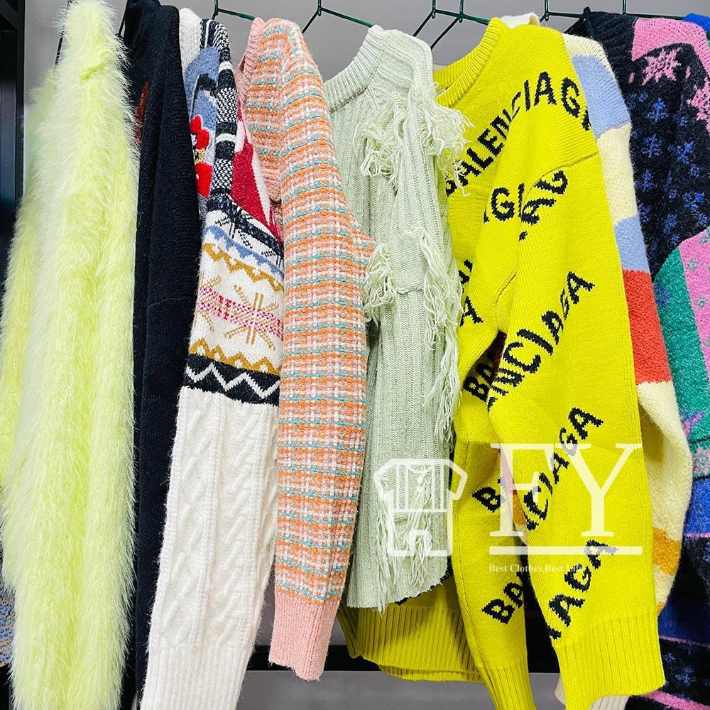 FengYang Sweater for Women Used Clothes for Bales Adult Women Men Children Grade A Factory Outlet