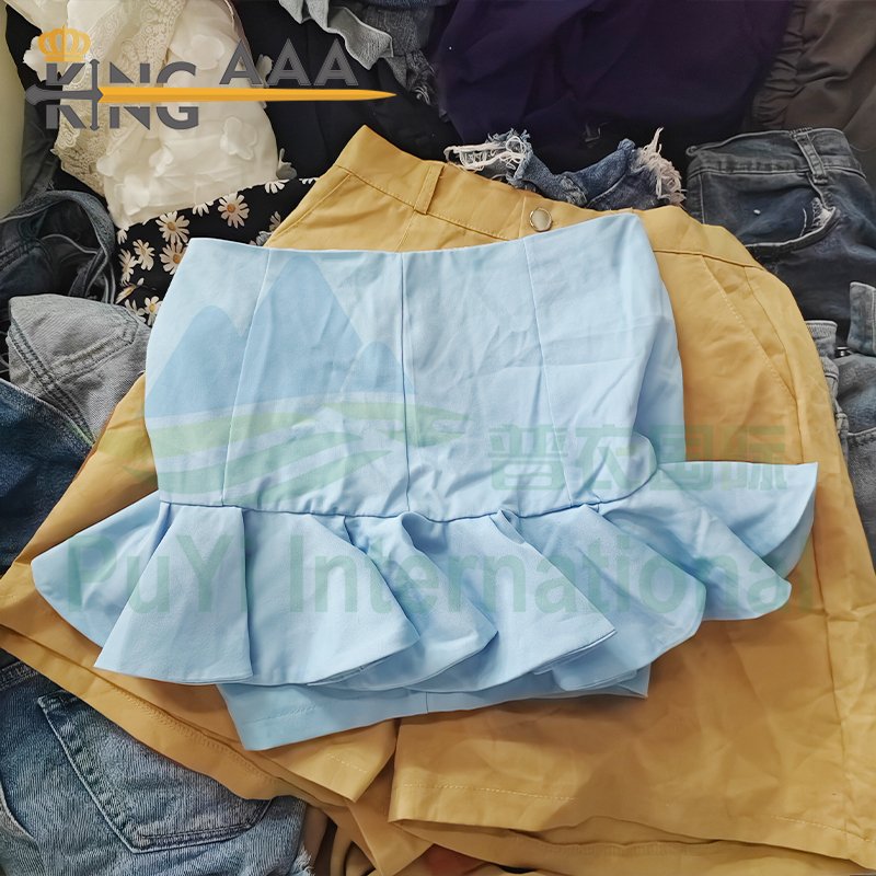 used summer girls shorts pants ropa usada women used clothes china second hand clothes