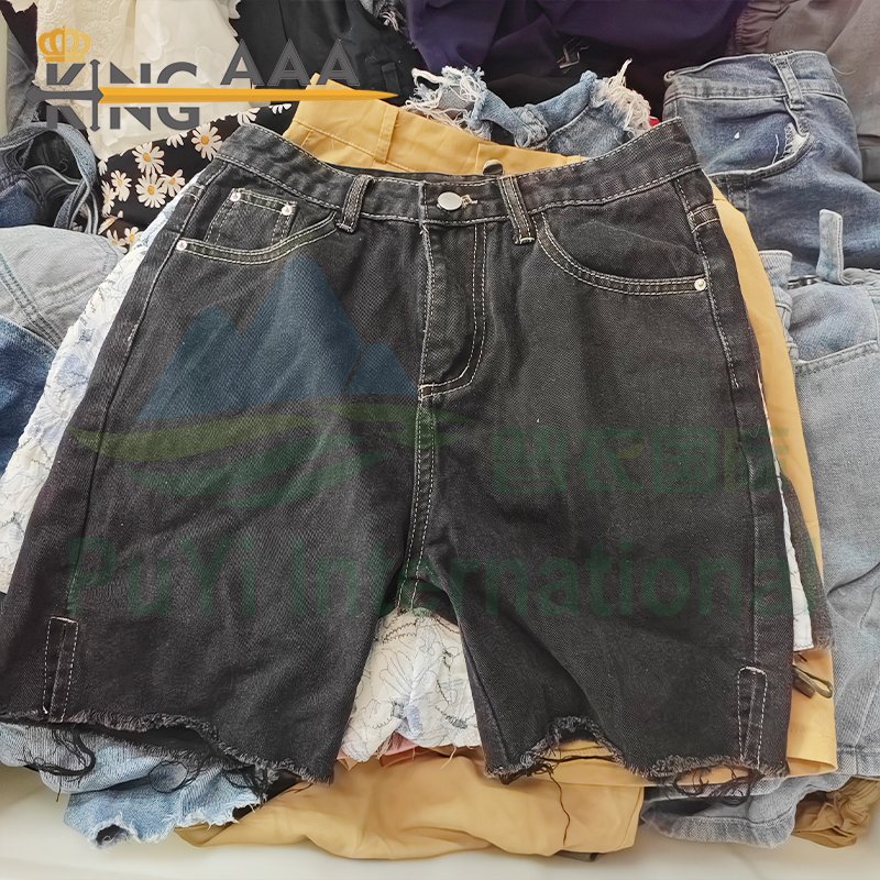 used summer girls shorts pants ropa usada women used clothes china second hand clothes