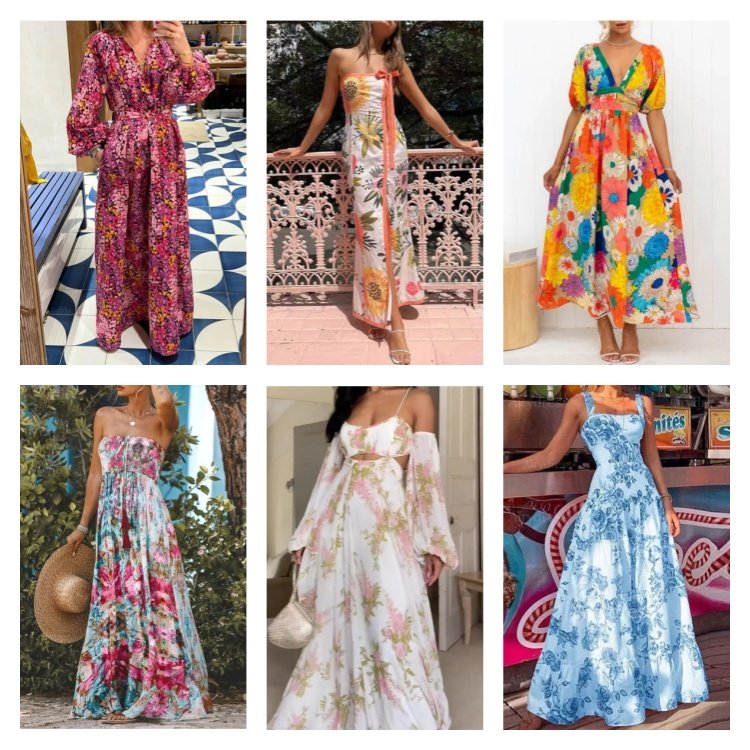 Brand new clothing women's casual clothing floral sexy dresses inventory clearance