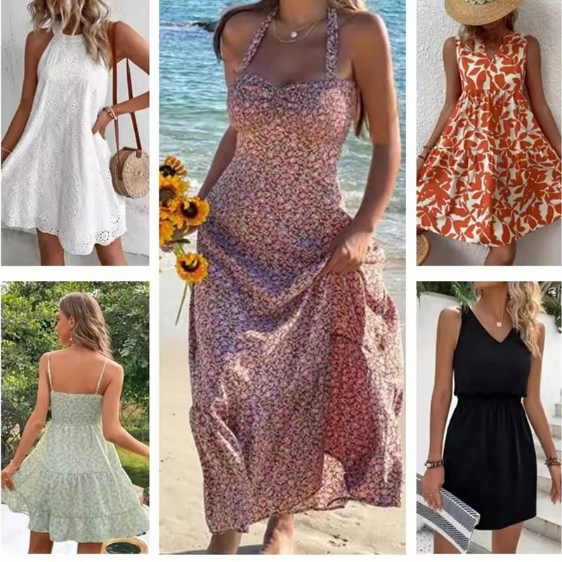 Stock Women Mixed Top Casual Dress Jumpsuit Pants Left Over Women Clothing Stock Brand New Women Clothes Bale