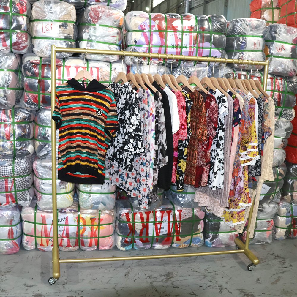UKAY Premium Lady Elastic Stretch Shirt Summer Top for Adults Mixed Used Second Hand Wholesale Bale High Quality Low Price