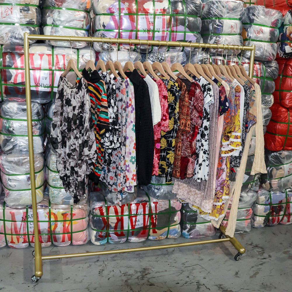 UKAY Premium Lady Elastic Stretch Shirt Summer Top for Adults Mixed Used Second Hand Wholesale Bale High Quality Low Price