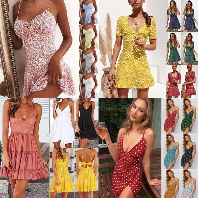 2024 summer new frilly lace used dress women's used dress stock wholesale