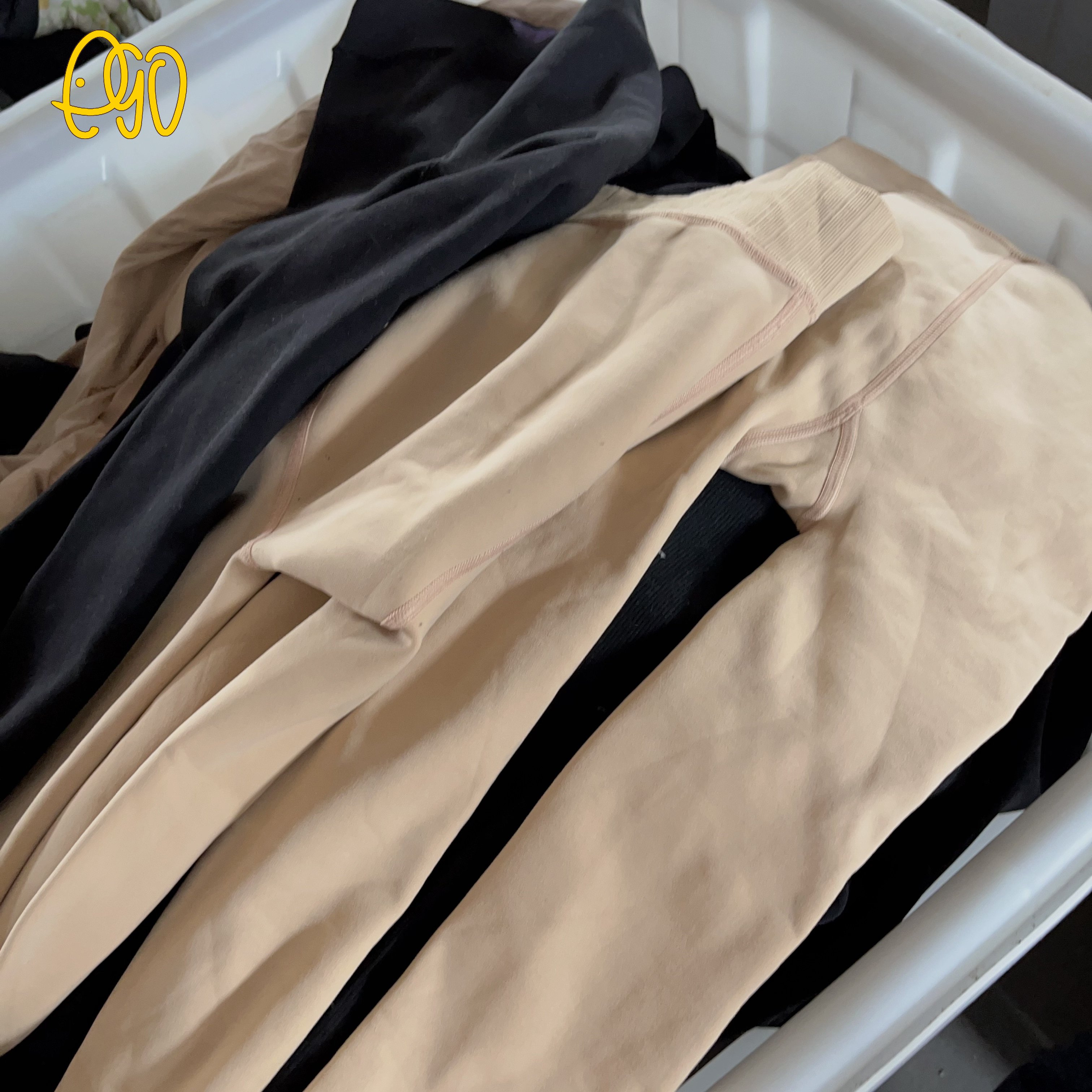 Wholesale Price Second Hand Women'S Warm Stretch Leggings Mixed Shipment for Winter In Bales korean used clothes bales uk