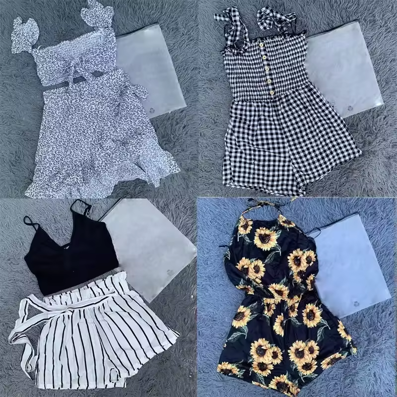 WO 2024 Factory Cheap Price Summer Clothing In Bales Used Clothes Bulk With Best Quality Used Dress